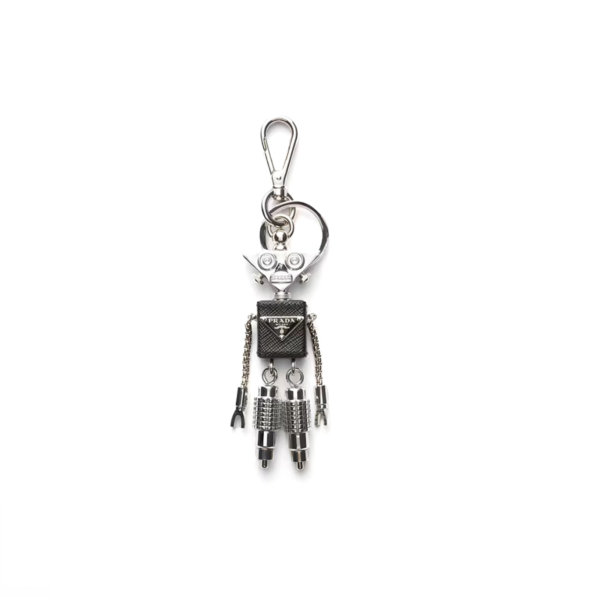 PRADA ROBOT SAFFIANO LEATHER BAG CHARM 2TR102